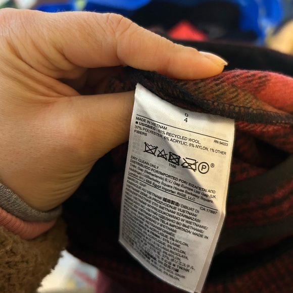 Gap Pink Plaid Zipper Mini Skirt - Picture 3 of 5